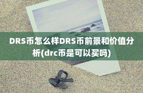 DRS币怎么样DRS币前景和价值分析(drc币是可以买吗)