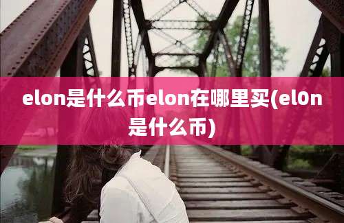 elon是什么币elon在哪里买(el0n是什么币)