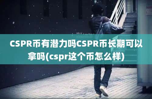 CSPR币有潜力吗CSPR币长期可以拿吗(cspr这个币怎么样)