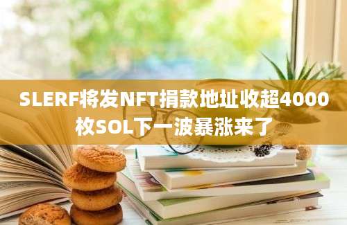 SLERF将发NFT捐款地址收超4000枚SOL下一波暴涨来了