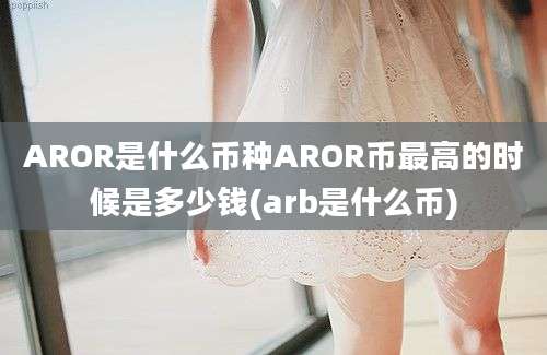 AROR是什么币种AROR币最高的时候是多少钱(arb是什么币)