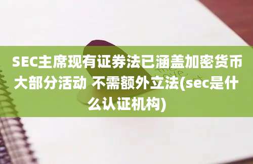 SEC主席现有证券法已涵盖加密货币大部分活动 不需额外立法(sec是什么认证机构)