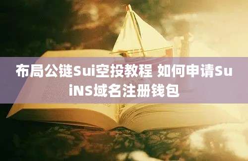 布局公链Sui空投教程 如何申请SuiNS域名注册钱包