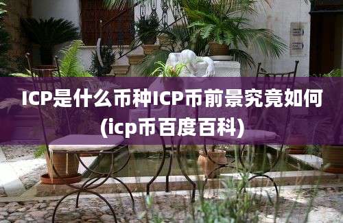 ICP是什么币种ICP币前景究竟如何(icp币百度百科)