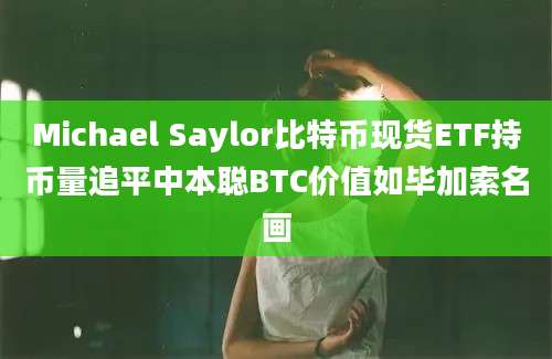 Michael Saylor比特币现货ETF持币量追平中本聪BTC价值如毕加索名画