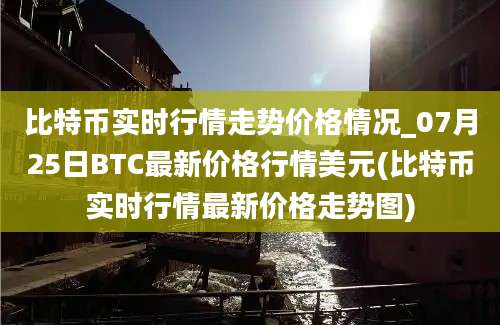 比特币实时行情走势价格情况_07月25日BTC最新价格行情美元(比特币实时行情最新价格走势图)