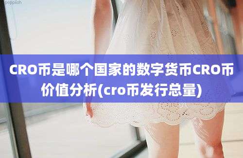 CRO币是哪个国家的数字货币CRO币价值分析(cro币发行总量)