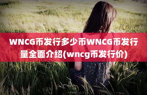 WNCG币发行多少币WNCG币发行量全面介绍(wncg币发行价)