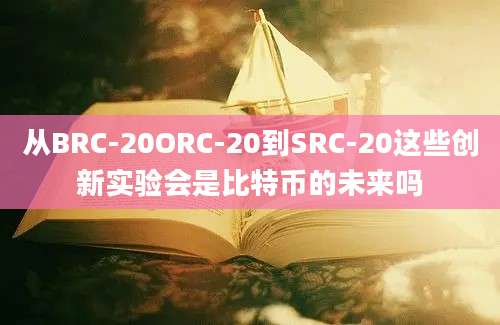 从BRC-20ORC-20到SRC-20这些创新实验会是比特币的未来吗