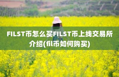 FILST币怎么买FILST币上线交易所介绍(fil币如何购买)