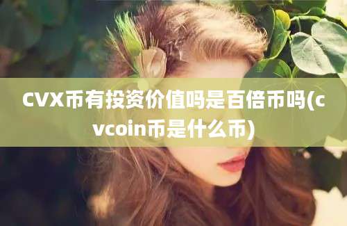 CVX币有投资价值吗是百倍币吗(cvcoin币是什么币)