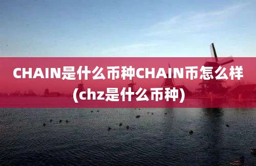 CHAIN是什么币种CHAIN币怎么样(chz是什么币种)