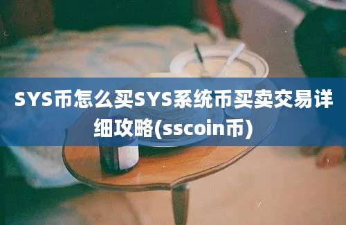 SYS币怎么买SYS系统币买卖交易详细攻略(sscoin币)