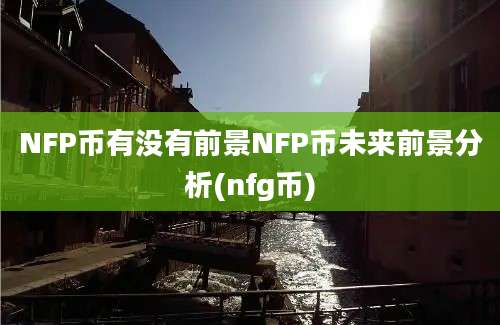 NFP币有没有前景NFP币未来前景分析(nfg币)