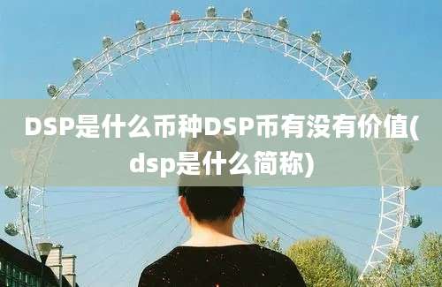 DSP是什么币种DSP币有没有价值(dsp是什么简称)