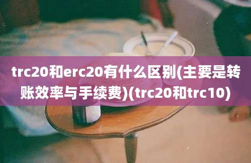 trc20和erc20有什么区别(主要是转账效率与手续费)(trc20和trc10)