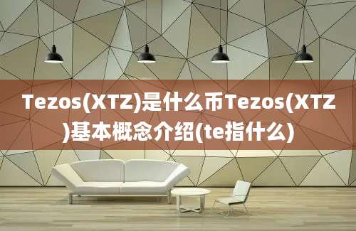 Tezos(XTZ)是什么币Tezos(XTZ)基本概念介绍(te指什么)